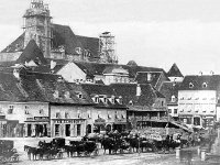 Trg bana Jelačića 1880. godine. Nakon potresa.jpg
